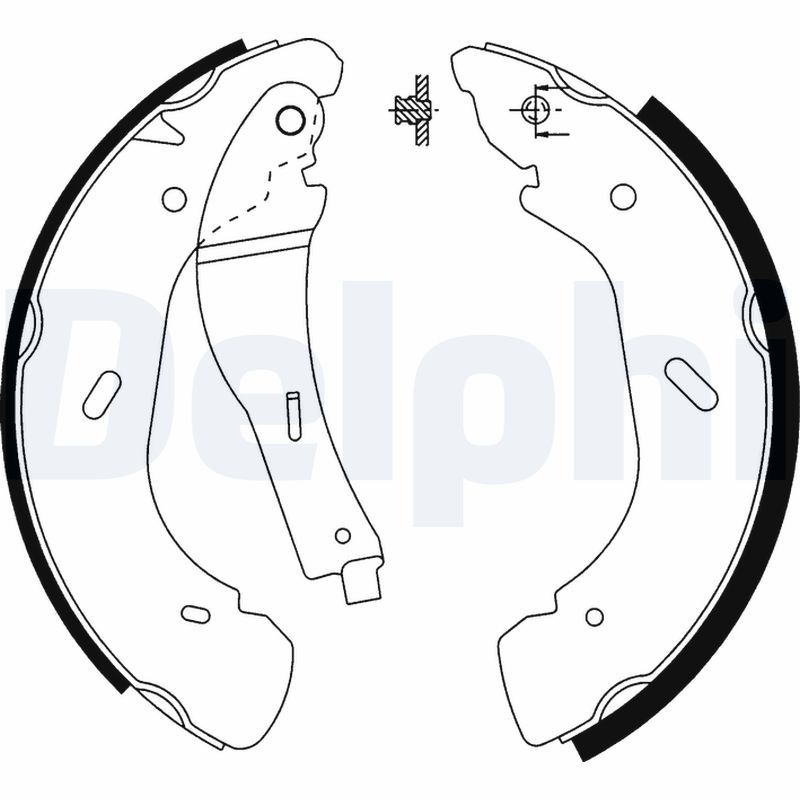 Brake Shoe Set DELPHI LS1914