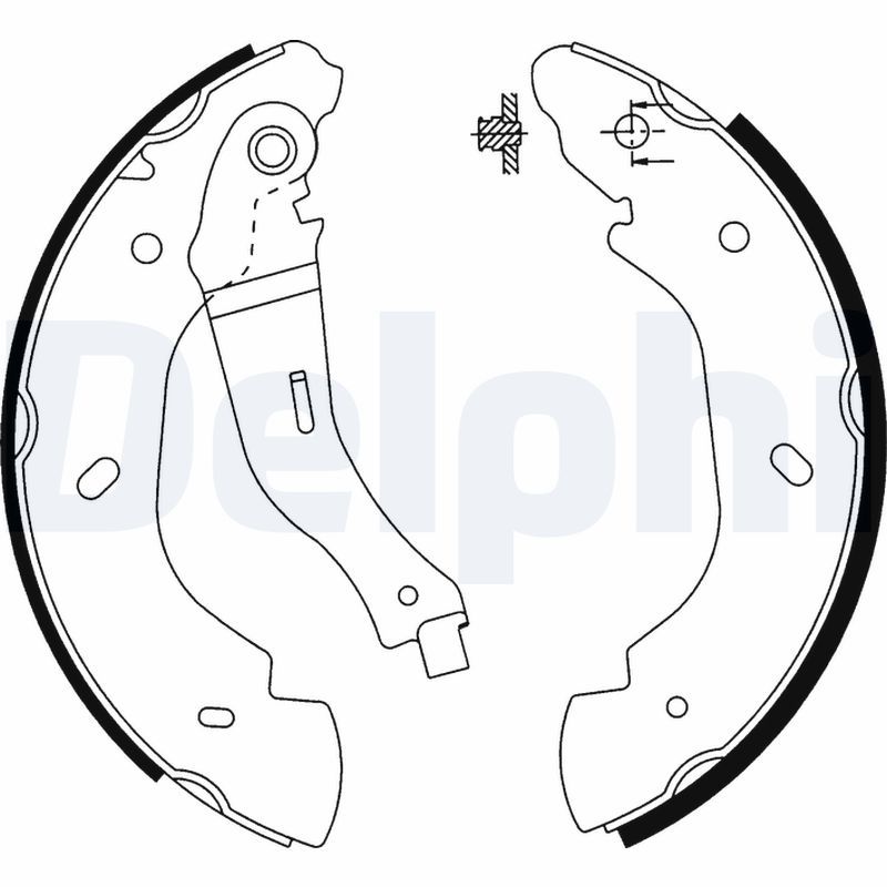 Brake Shoe Set DELPHI LS1915