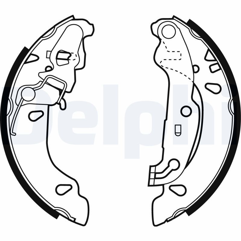 Brake Shoe Set DELPHI LS1926