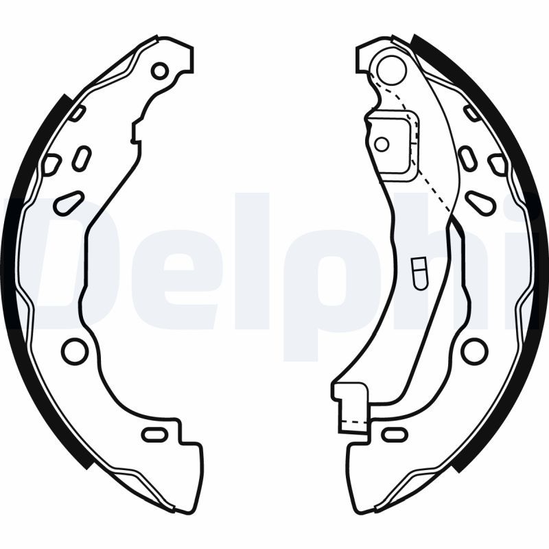 Brake Shoe Set DELPHI LS1929