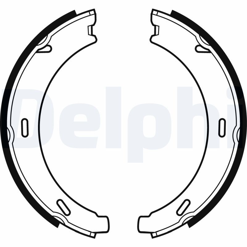 Brake Shoe Set, parking brake DELPHI LS1958