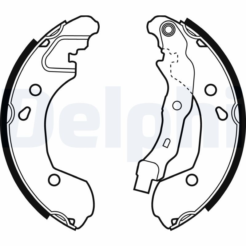 Brake Shoe Set DELPHI LS1965