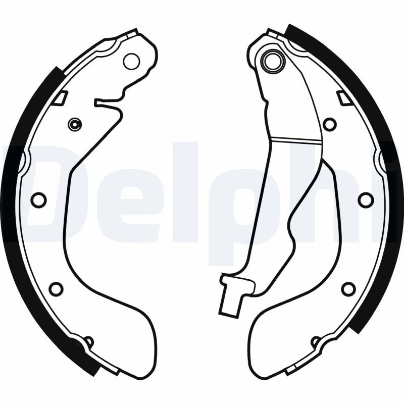 Brake Shoe Set DELPHI LS1969