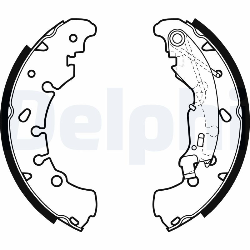 Brake Shoe Set DELPHI LS1980