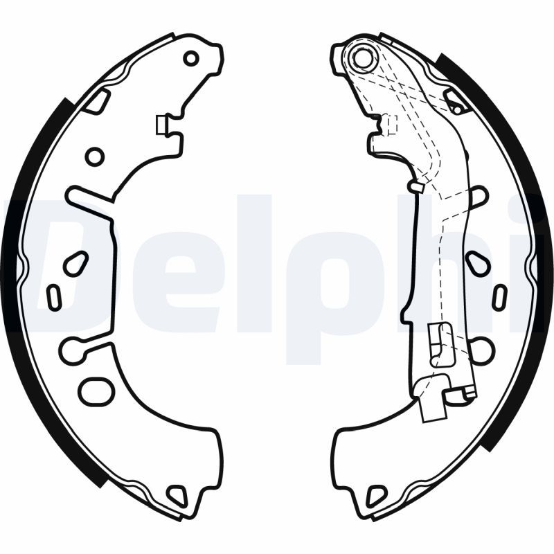 Brake Shoe Set DELPHI LS1981