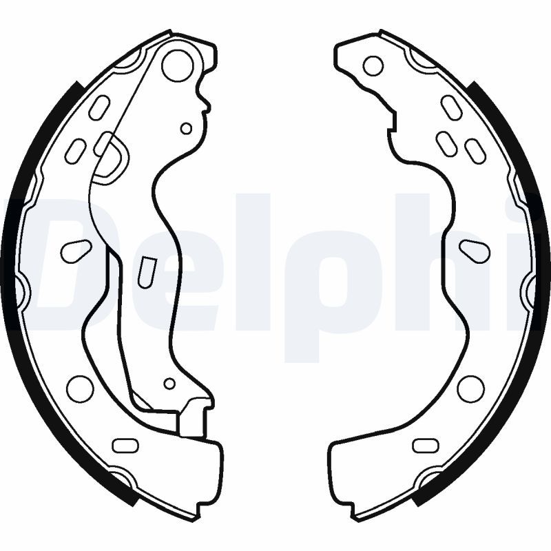 Brake Shoe Set DELPHI LS2009