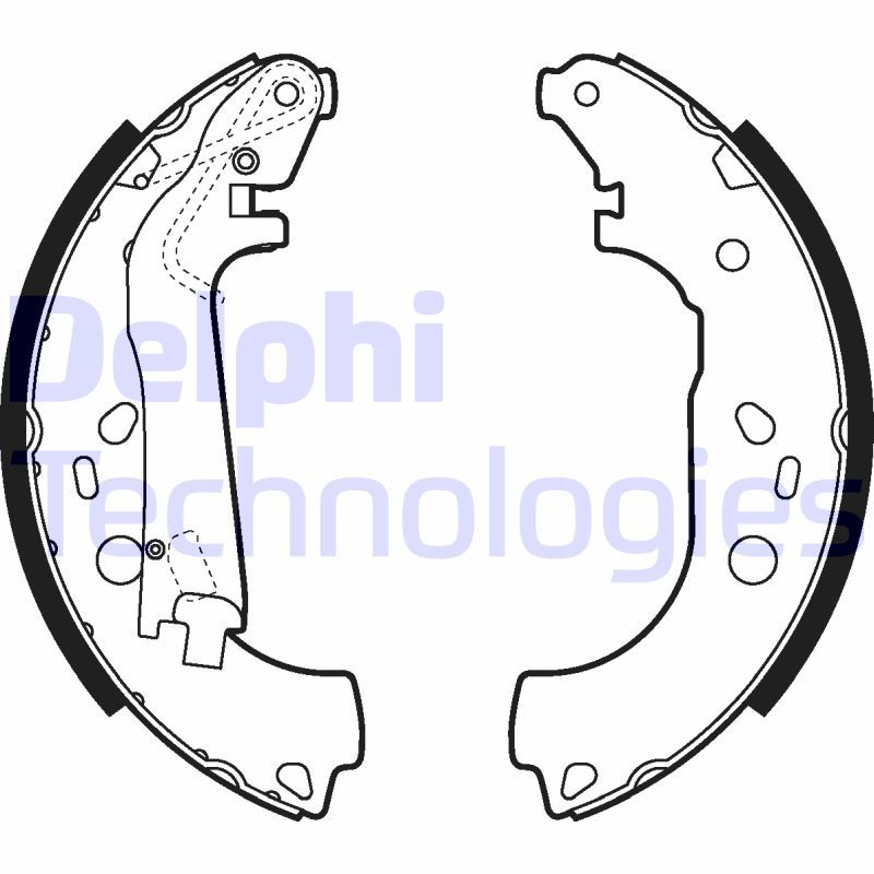 Brake Shoe Set DELPHI LS2014