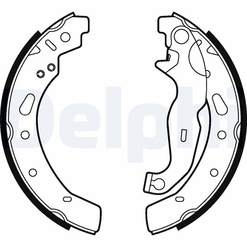 Brake Shoe Set DELPHI LS2028