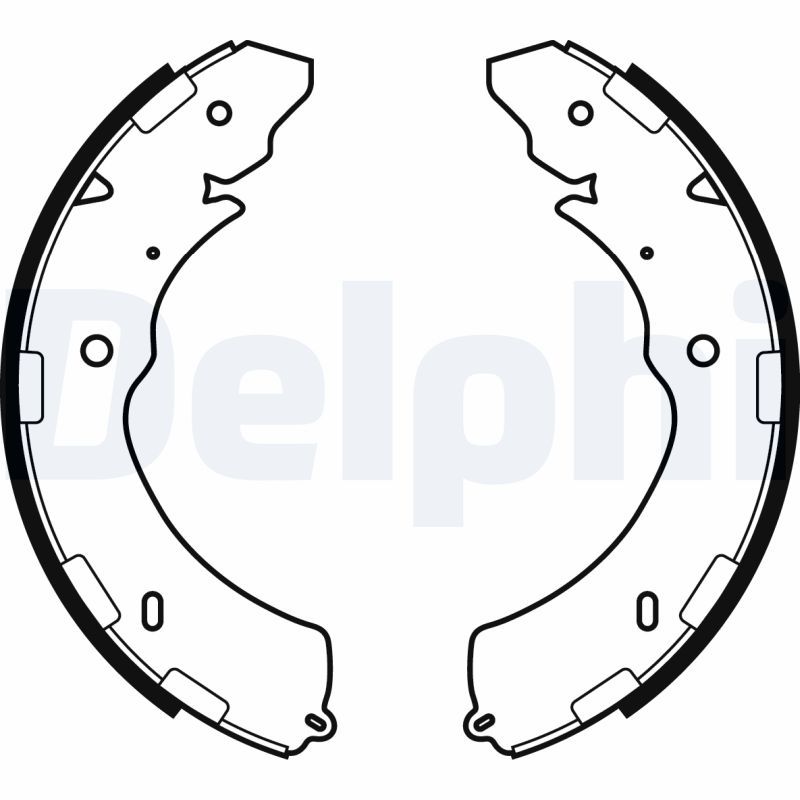 Brake Shoe Set DELPHI LS2064