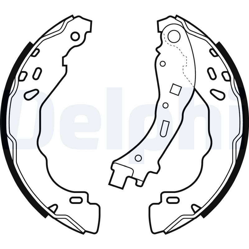 Brake Shoe Set DELPHI LS2065