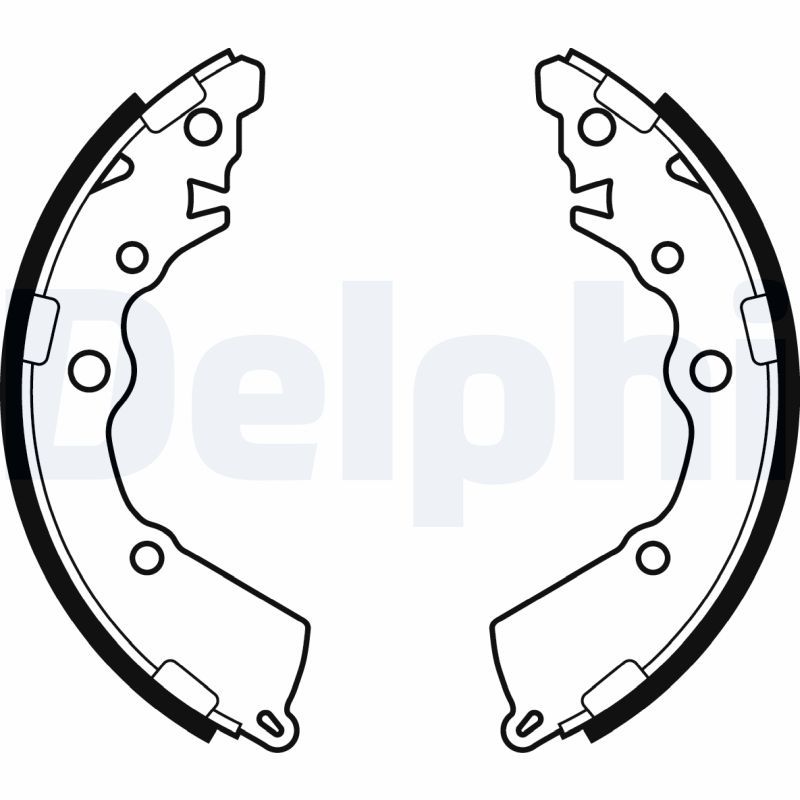 Brake Shoe Set DELPHI LS2068