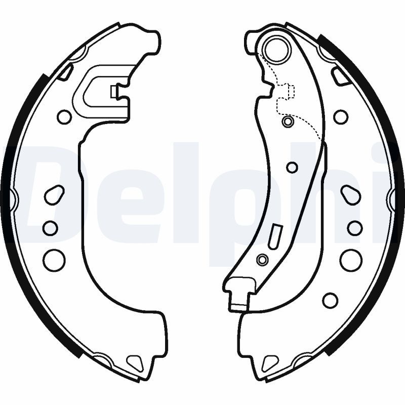 Brake Shoe Set DELPHI LS2109