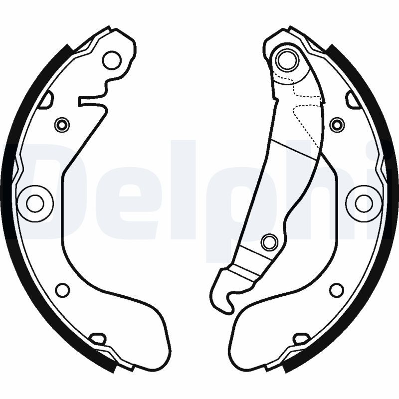 Brake Shoe Set DELPHI LS2114