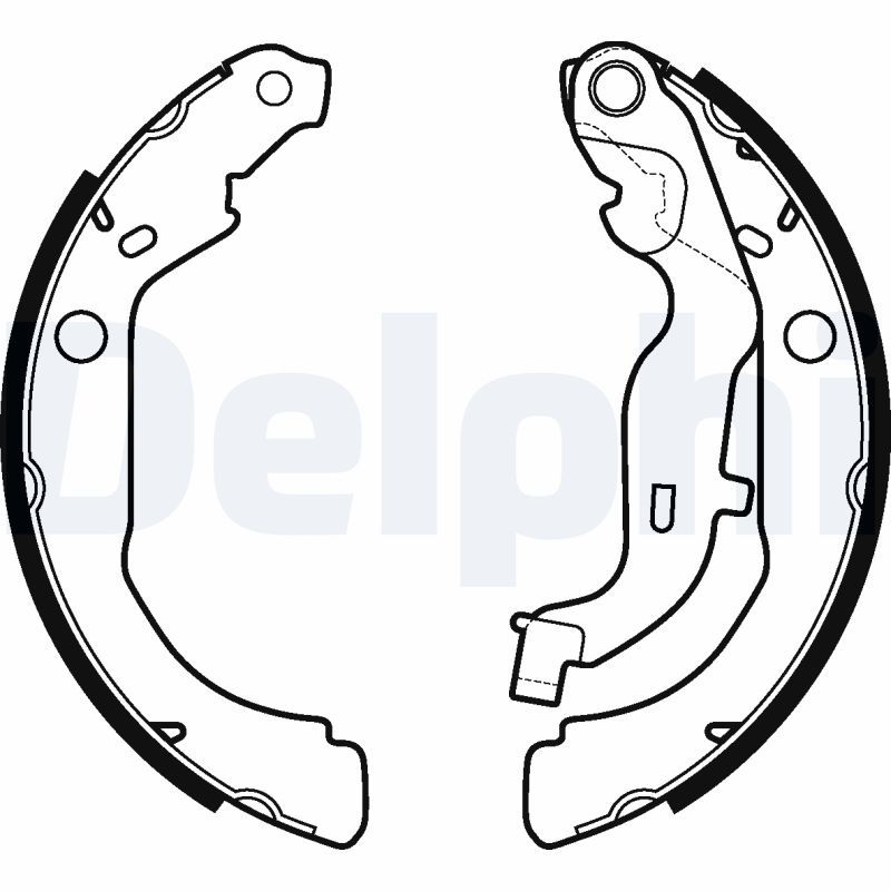 Brake Shoe Set DELPHI LS2127