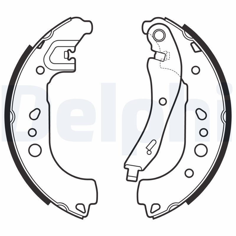 Brake Shoe Set DELPHI LS2149