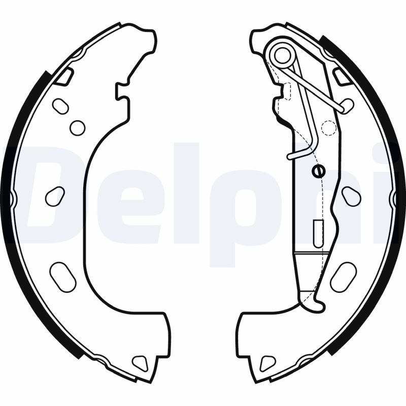 Brake Shoe Set DELPHI LS2167