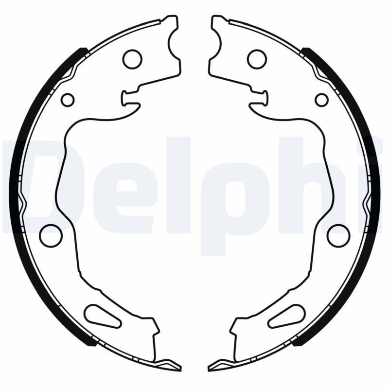 Brake Shoe Set DELPHI LS2186