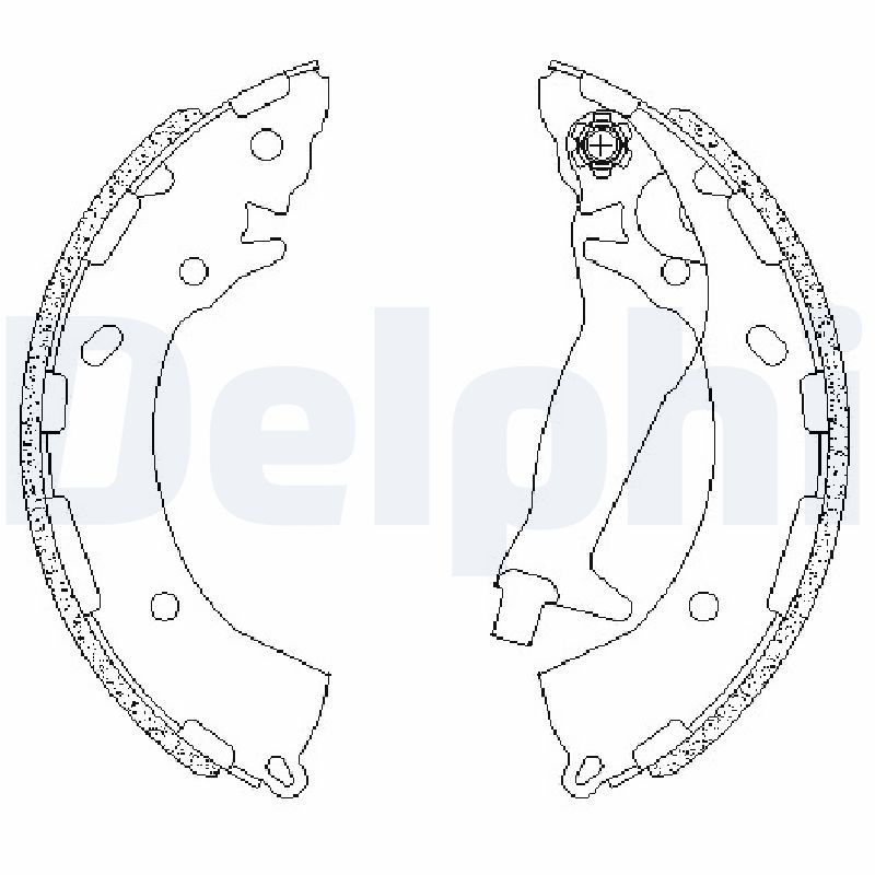 Комплект гальмівних колодок DELPHI LS2195