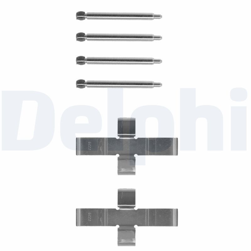 Accessory Kit, disc brake pad DELPHI LX0047