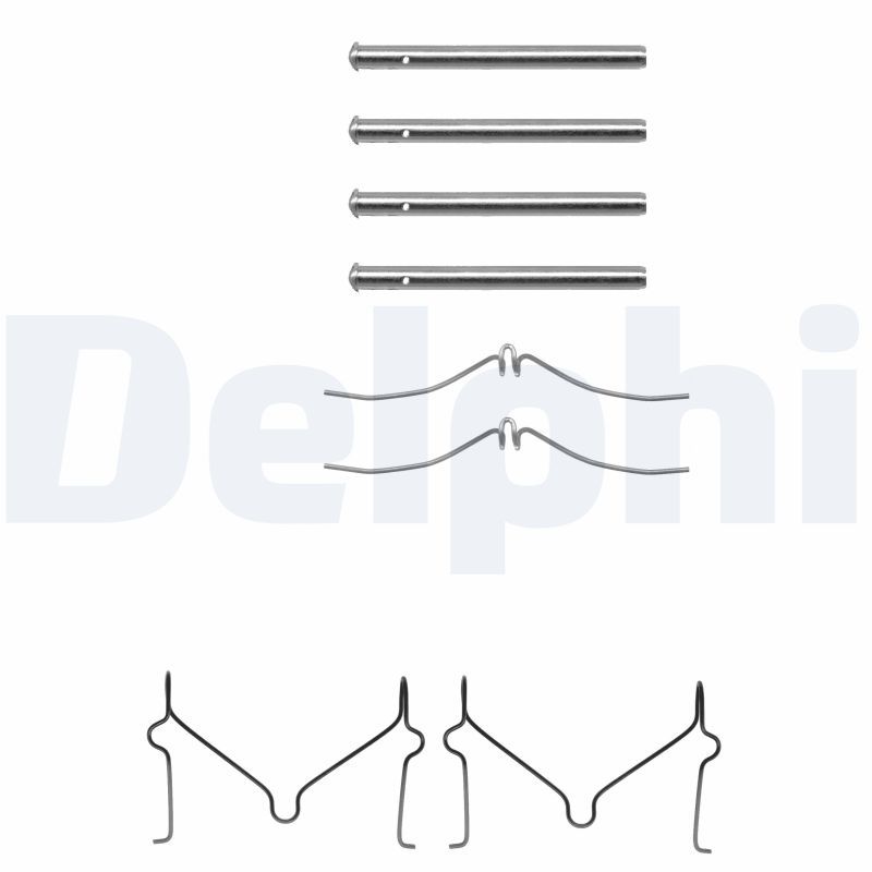 Accessory Kit, disc brake pad DELPHI LX0143