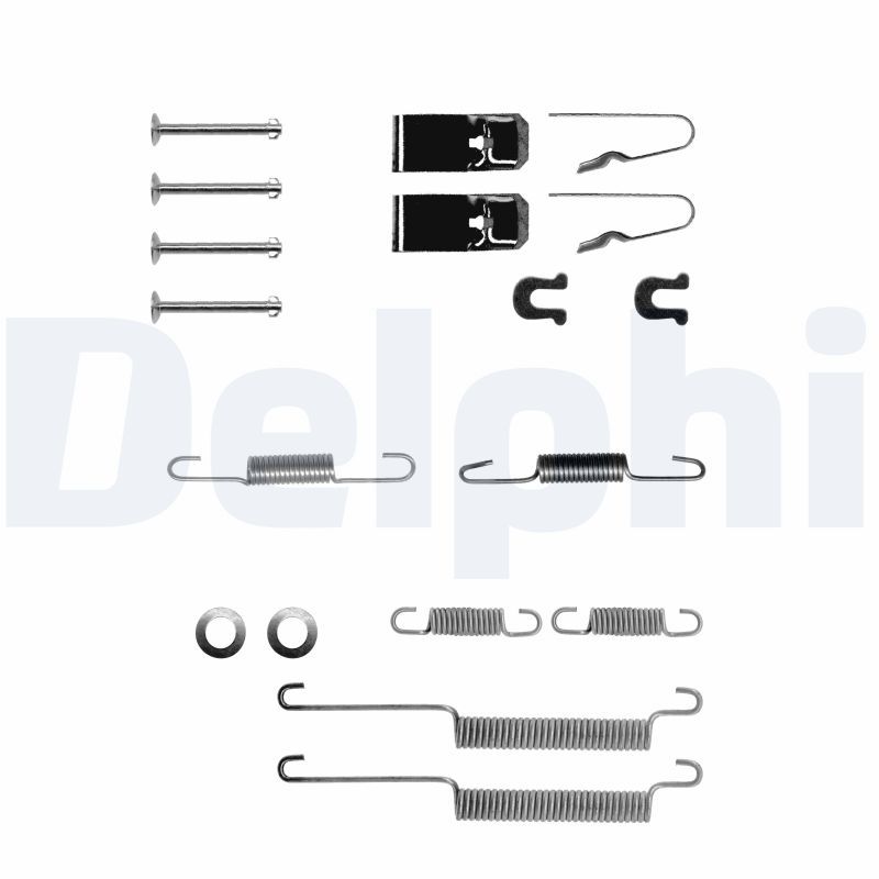 Priedų komplektas, stabdžių trinkelės DELPHI LY1173