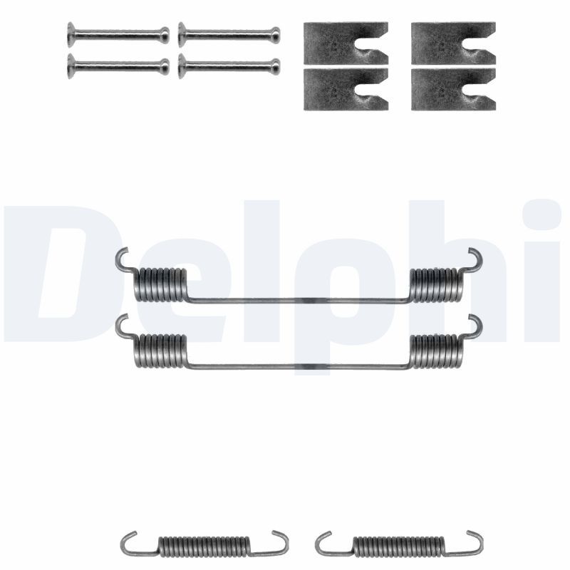 Priedų komplektas, stabdžių trinkelės DELPHI LY1310