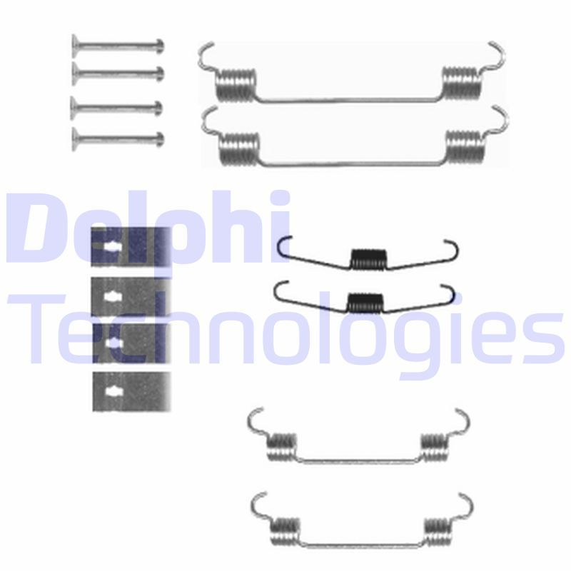 Accessory Kit, brake shoes DELPHI LY1343