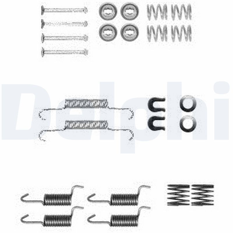 Accessory Kit, parking brake shoes DELPHI LY1367