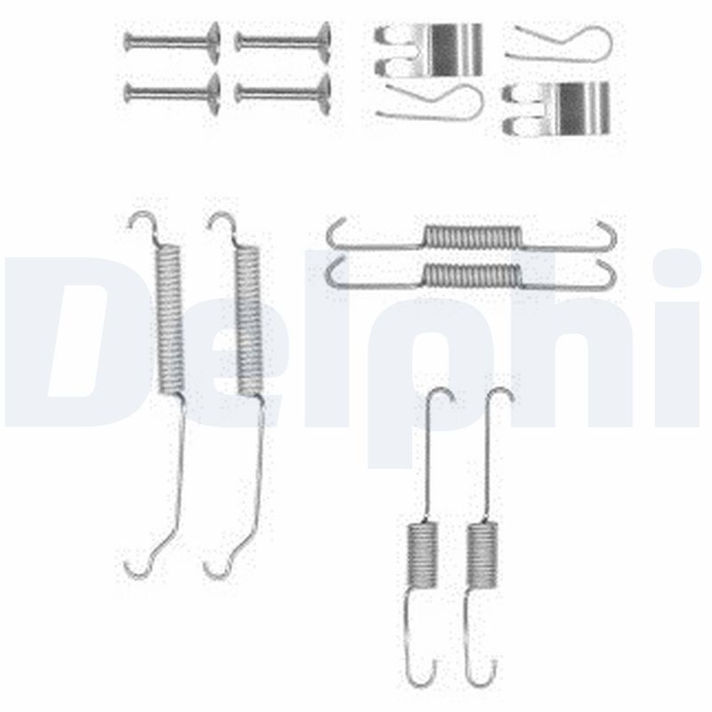 Kit d'accessoires, garnitures de frein DELPHI LY1368