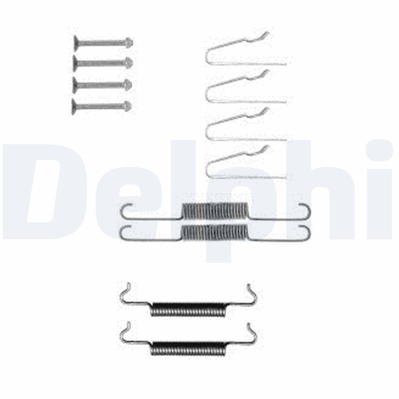 Accessory Kit, parking brake shoes DELPHI LY1393