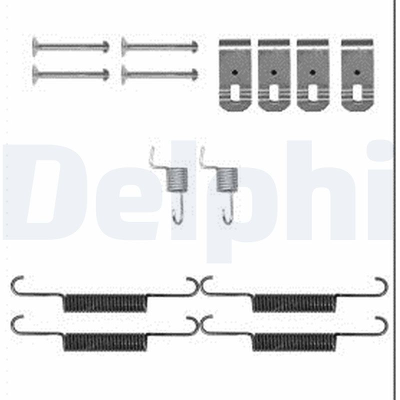 Accessory Kit, parking brake shoes DELPHI LY1399