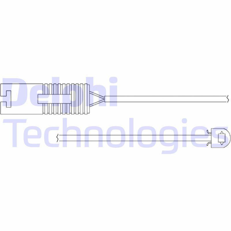 Конт. попер. сигналу, знос гальм. накл. DELPHI LZ0135