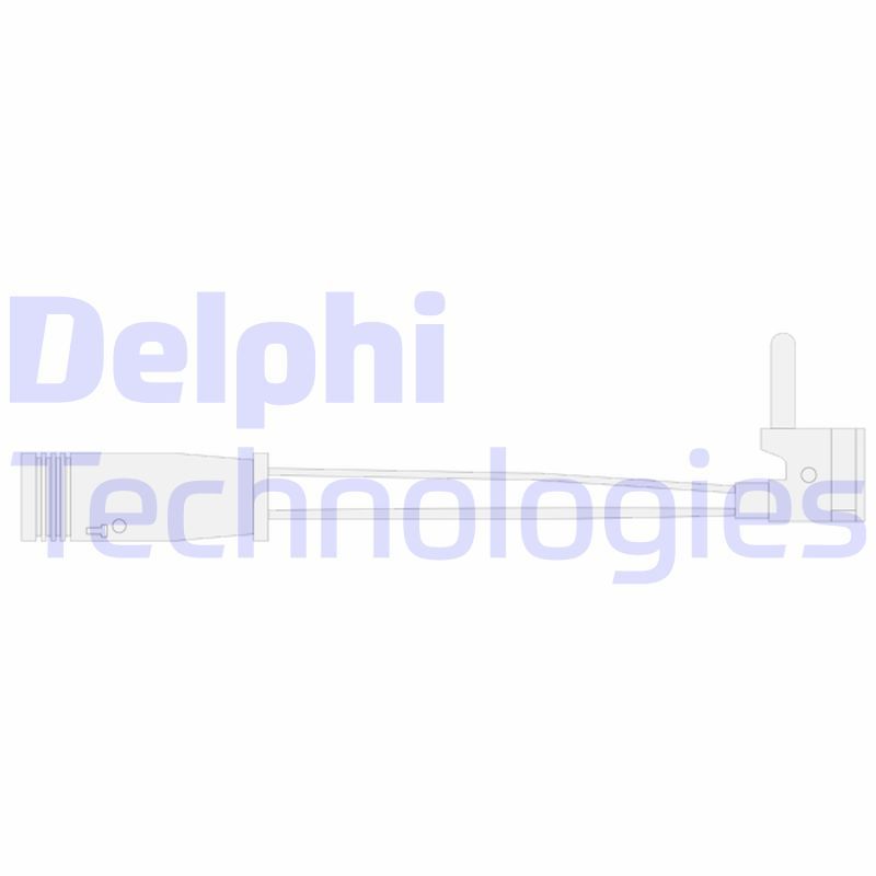 Įspėjimo kontaktas, stabdžių trinkelių susidėvėjimas DELPHI LZ0162