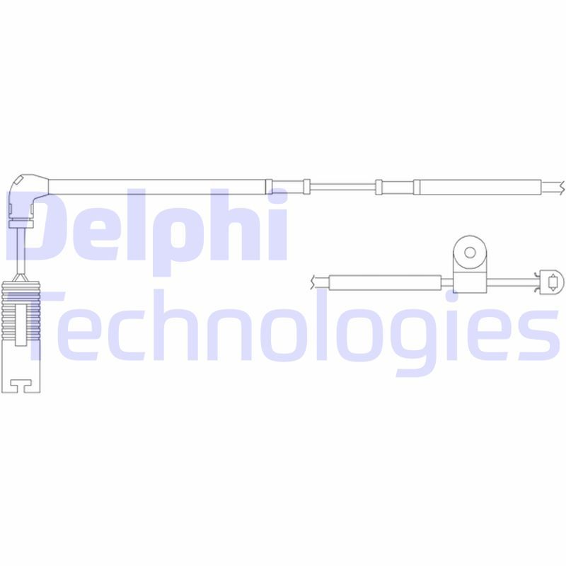 Конт. попер. сигналу, знос гальм. накл. DELPHI LZ0184