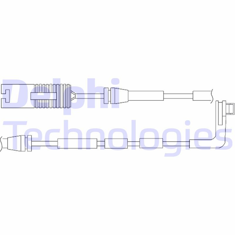 Warning Contact, brake pad wear DELPHI LZ0192