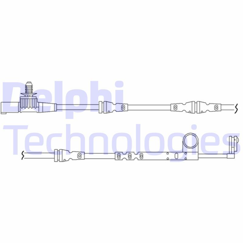 Warning Contact, brake pad wear DELPHI LZ0197