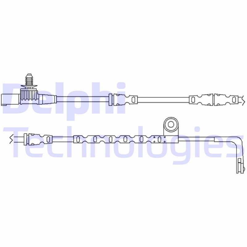 Warning Contact, brake pad wear DELPHI LZ0198