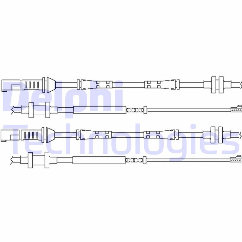 Warning Contact, brake pad wear DELPHI LZ0213