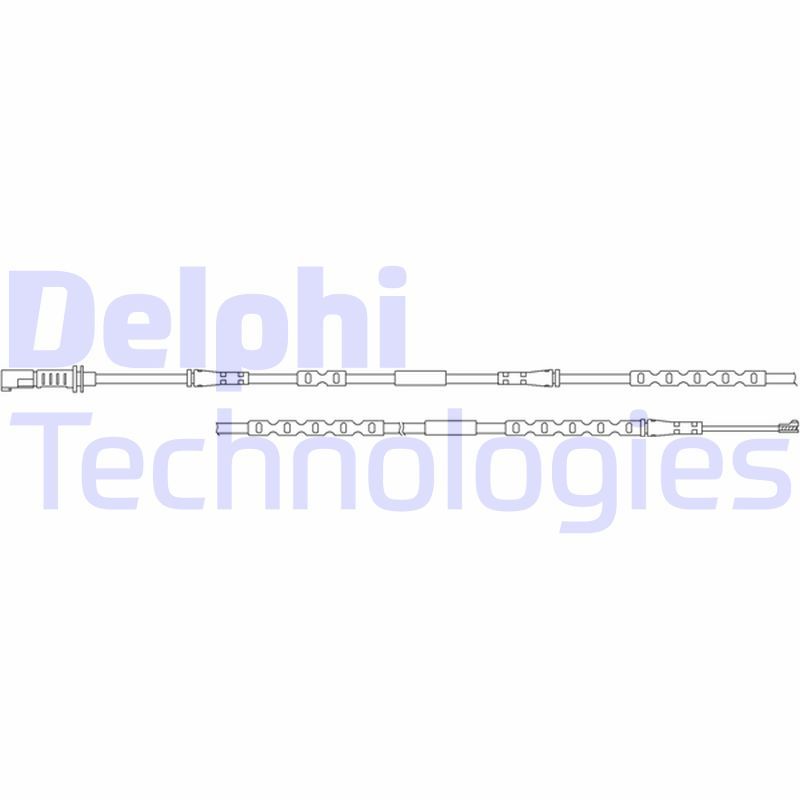 Įspėjimo kontaktas, stabdžių trinkelių susidėvėjimas DELPHI LZ0236