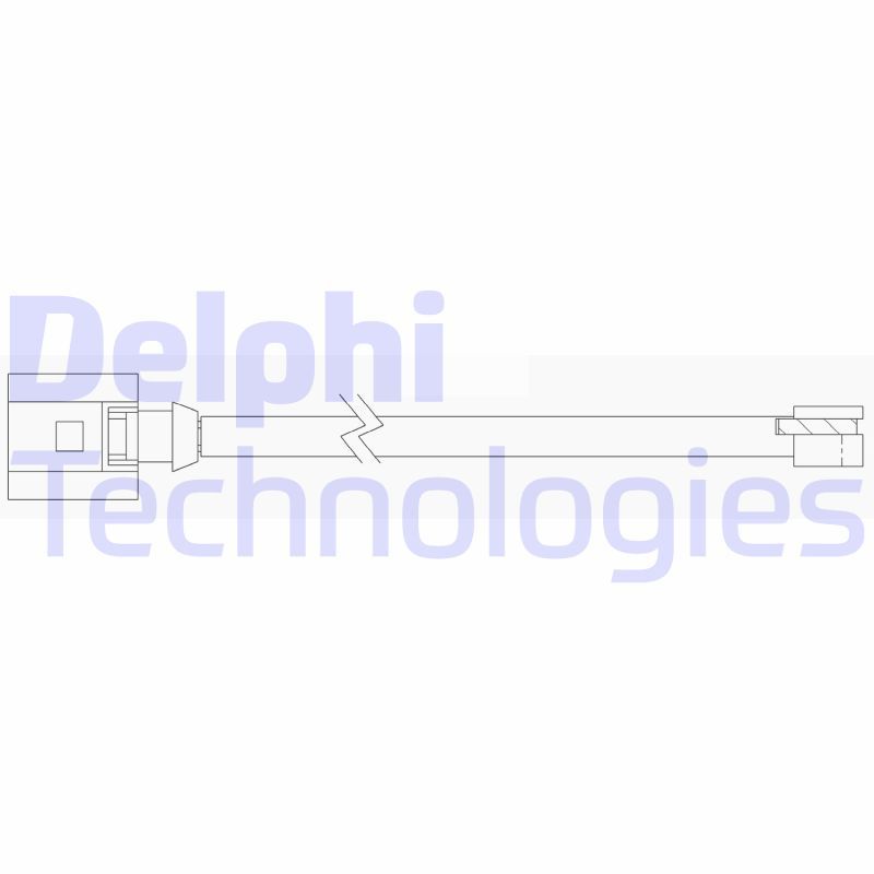 Warning Contact, brake pad wear DELPHI LZ0287