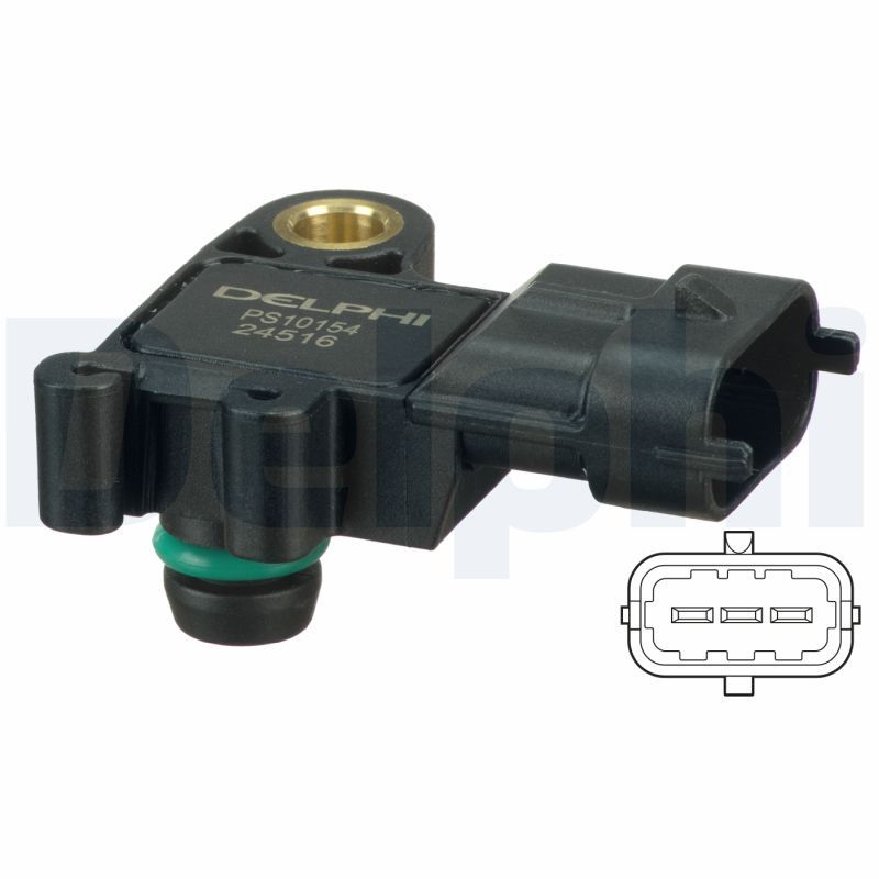 Sensor, intake manifold pressure DELPHI PS10154