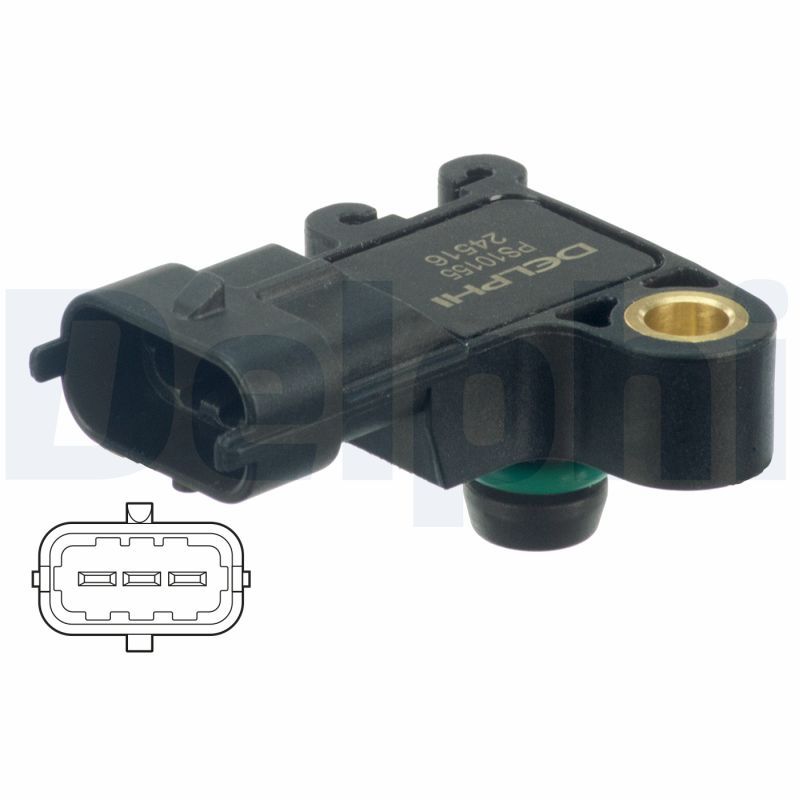 Sensor, intake manifold pressure DELPHI PS10155