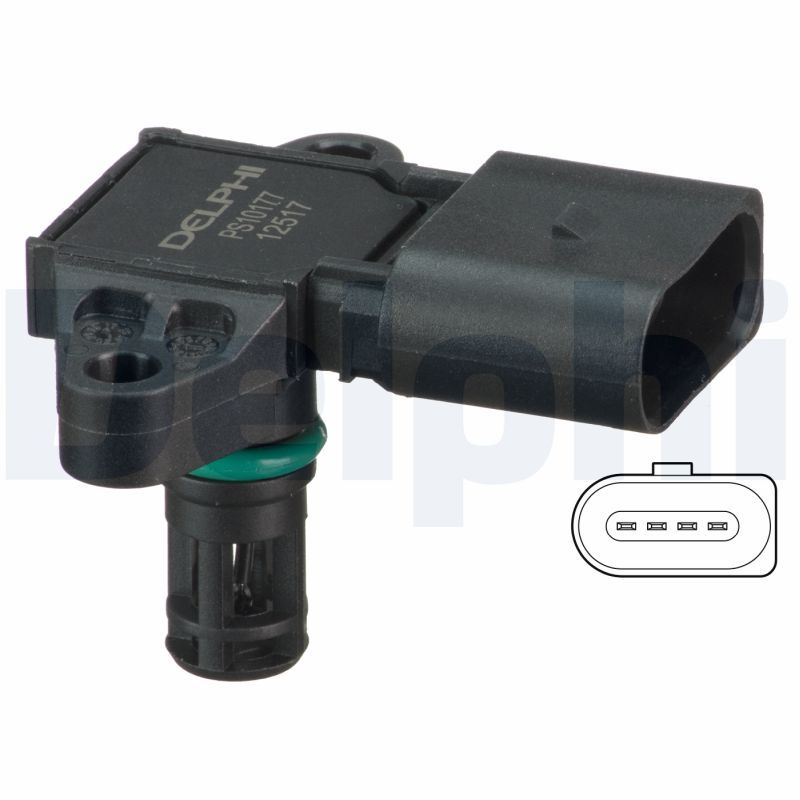 Sensor, intake manifold pressure DELPHI PS10177