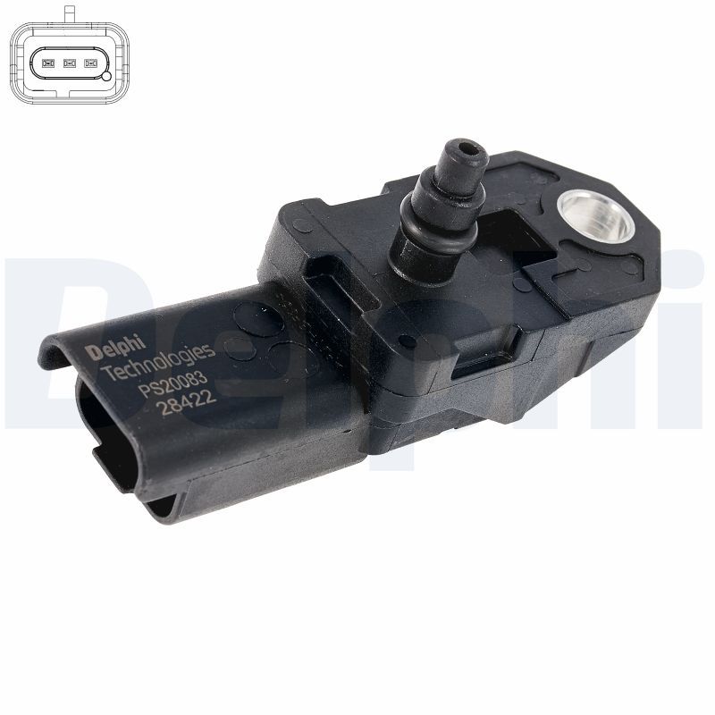 Sensor, intake manifold pressure DELPHI PS20083-12B1