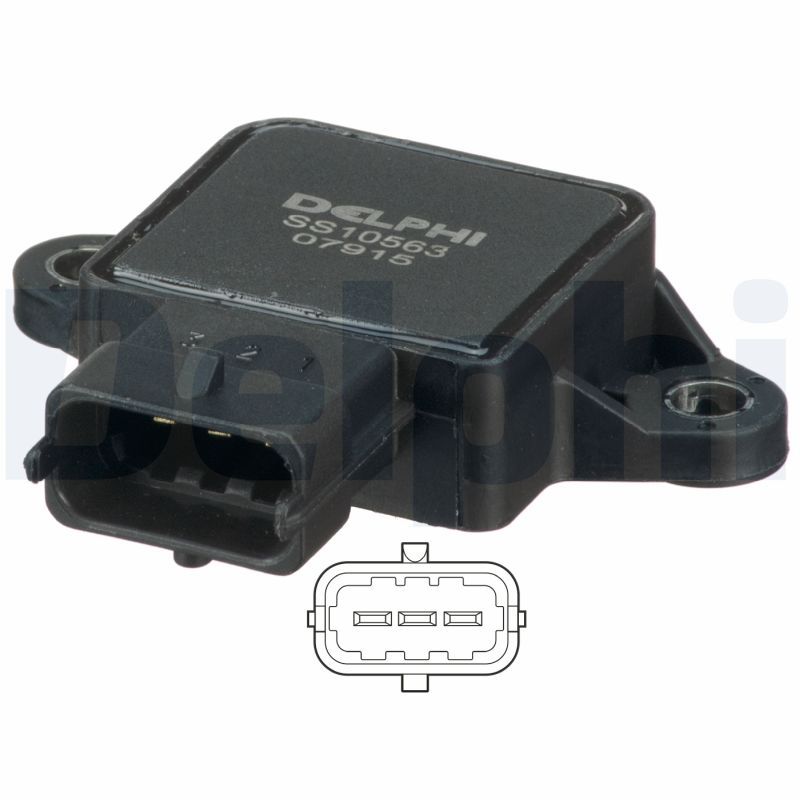 Sensor, throttle position DELPHI SS10563-12B1