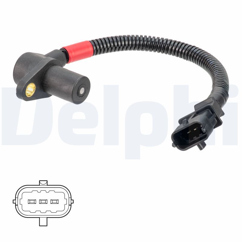 Sensor, crankshaft pulse DELPHI SS11239