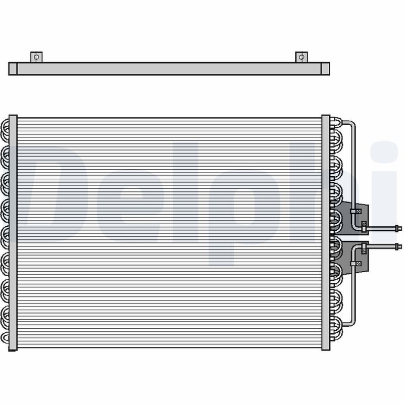 Condenser, air conditioning DELPHI TSP0225061