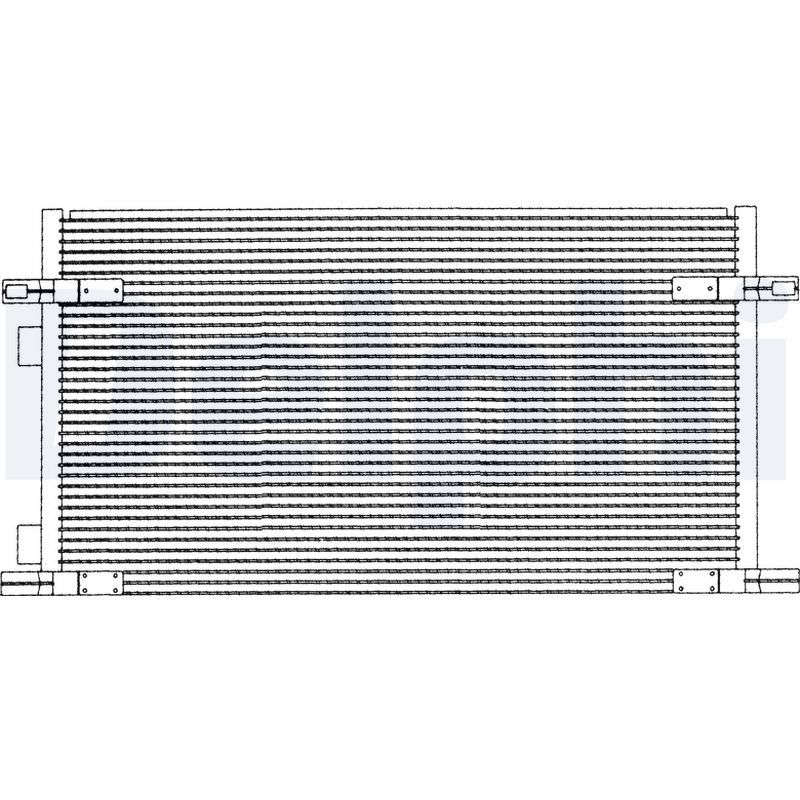 Condenser, air conditioning DELPHI TSP0225212