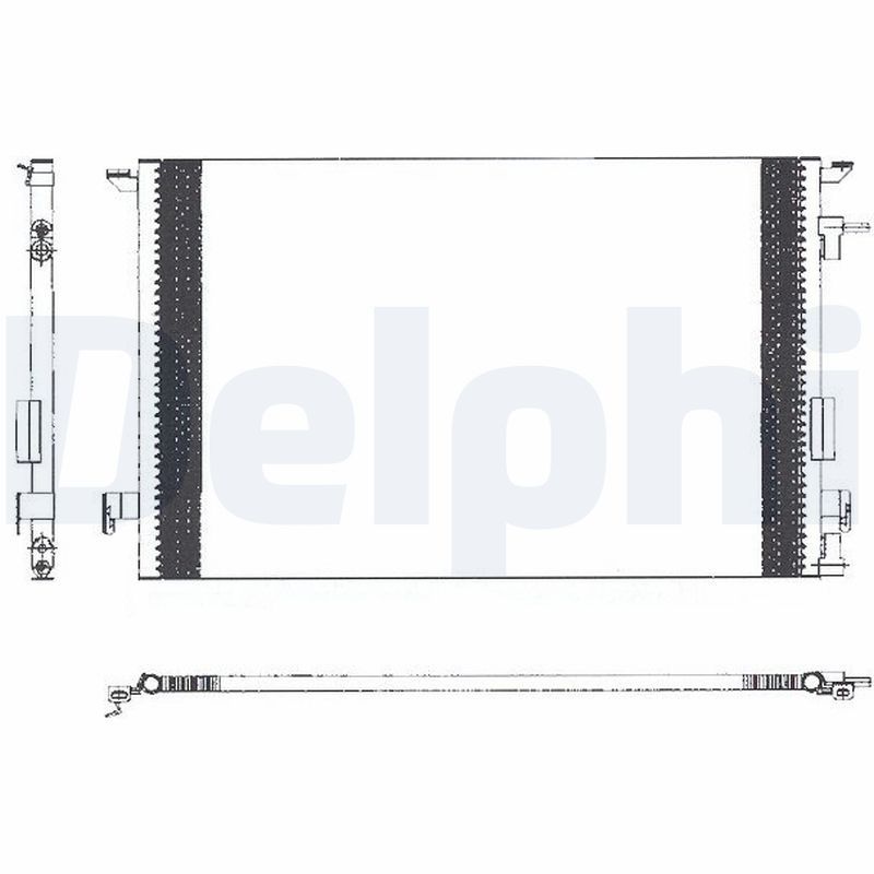 Конденсатор, система кондиціонування повітря DELPHI TSP0225463