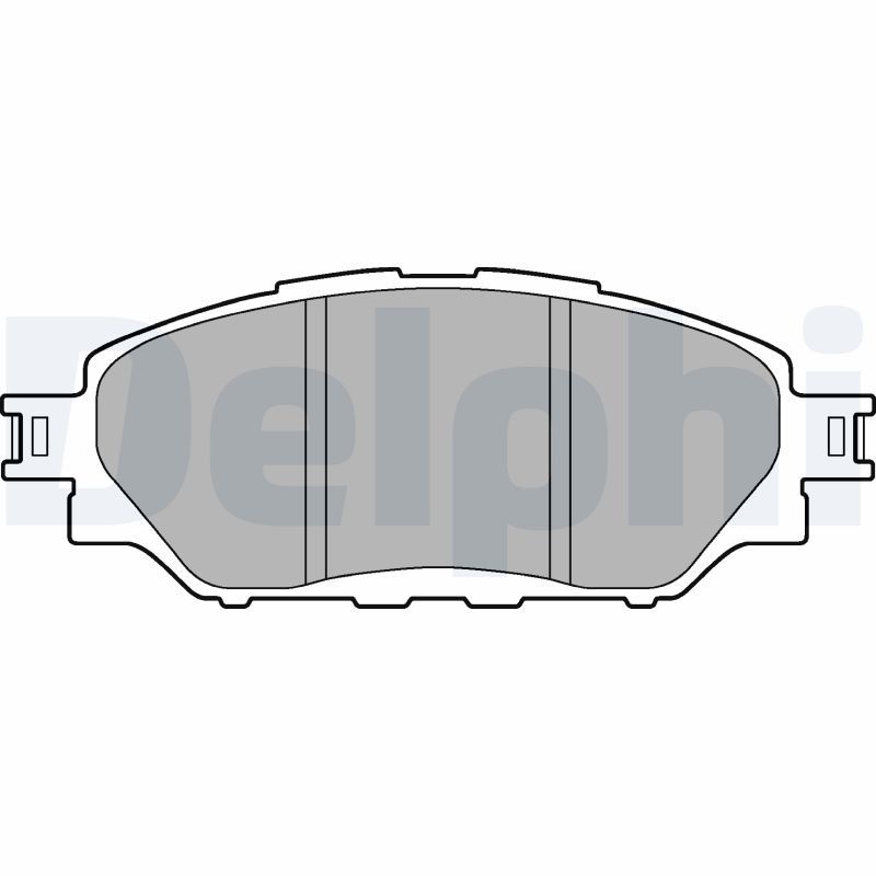 Brake Pad Set, disc brake DELPHI LP3250